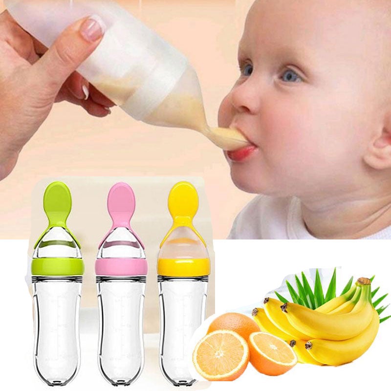 Biberon avec cuillère pour nouveau-né | EasyBottle™ - Petiteetoiledemaman